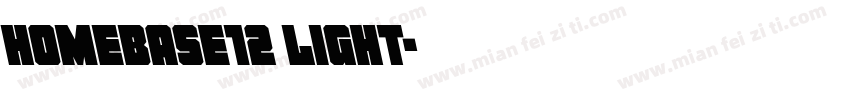 Homebase12 Light字体转换